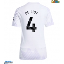 Manchester United Matthijs de Ligt #4 Bortedrakt Dame 2025-26 Kortermet